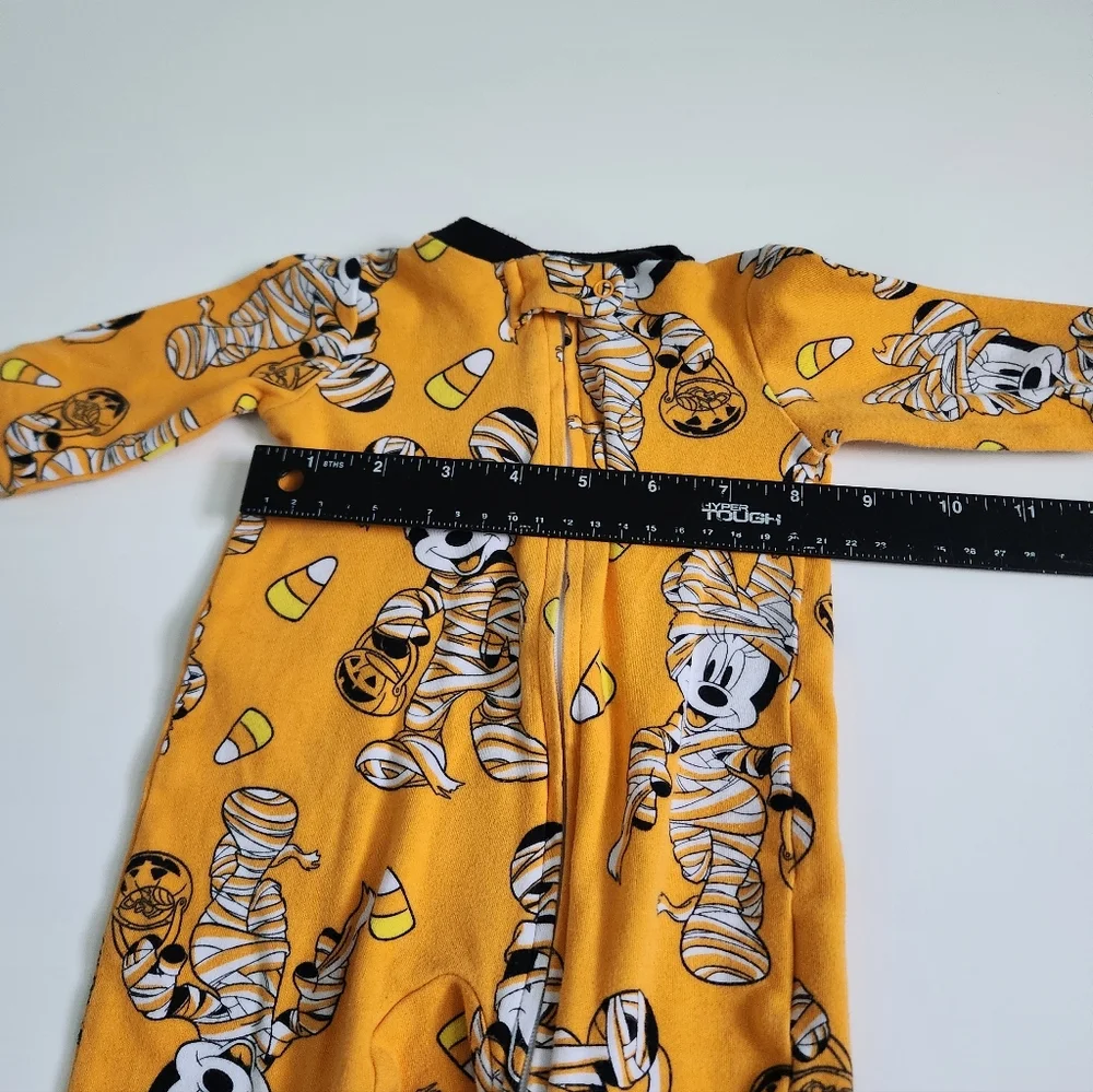 Disney Mickey/Minnie Mouse Halloween Baby‎ Sleeper 100% Cotton Size 0-3 Months